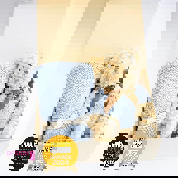 The Baby Gifting Company NEW BABY BLANKET AND TEDDY