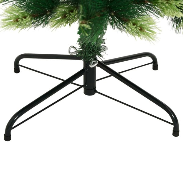 Berkfield Artificial Hinged Christmas Tree with Stand 180 cm