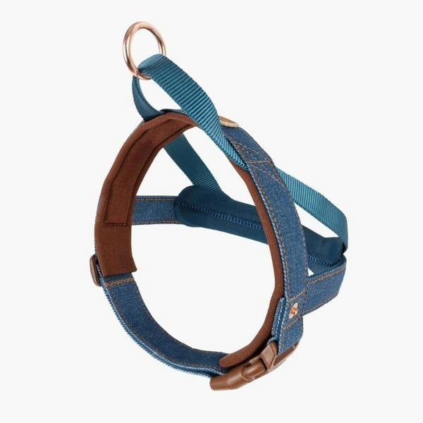 EzyDog Quick Fit Dog Harness in Denim