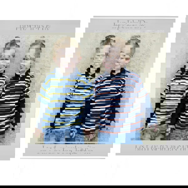 Personalised Memento Company Personalised 10x8 Landscape Silver Photo Frame