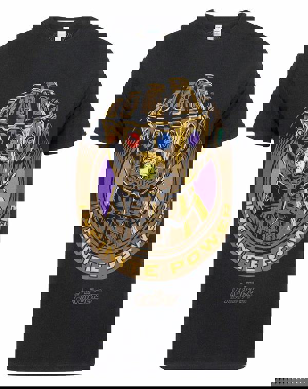 Marvel Mens Black Thanos Short Sleeved T-Shirt