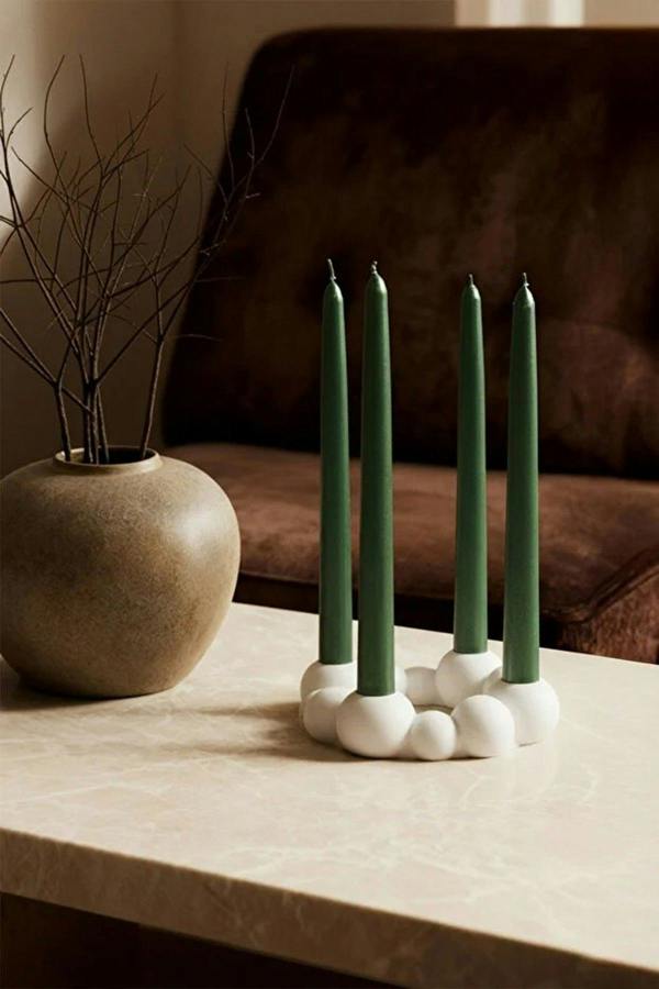 Ceramic Bubble Candle Holder