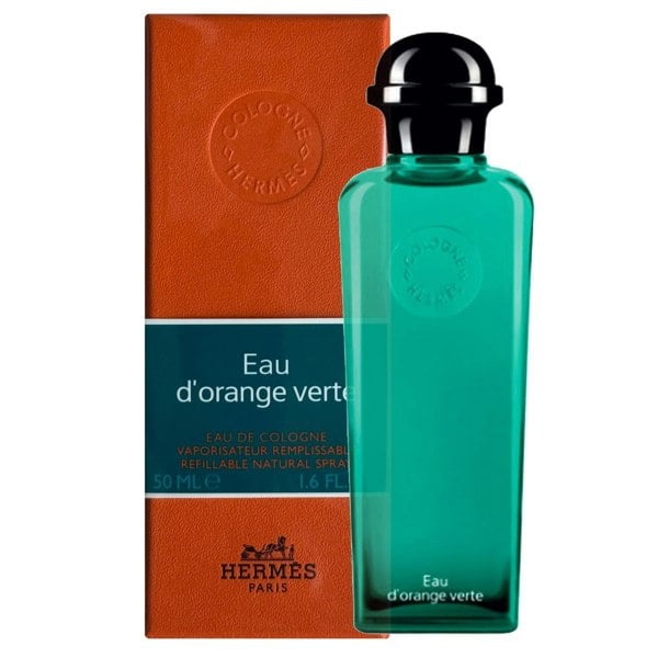 Hermes Eau D'Orange Verte Eau de Cologne 50ml Spray Refillable