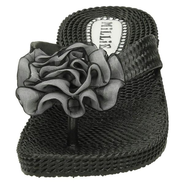 Girls Millie Jelly Style Toe Post Sandals