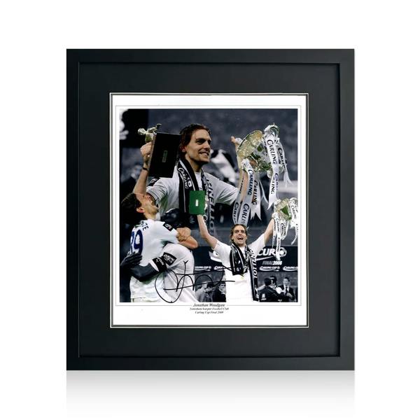Jonathan Woodgate Signed Tottenham Hotspur Image Deluxe Mount Frame