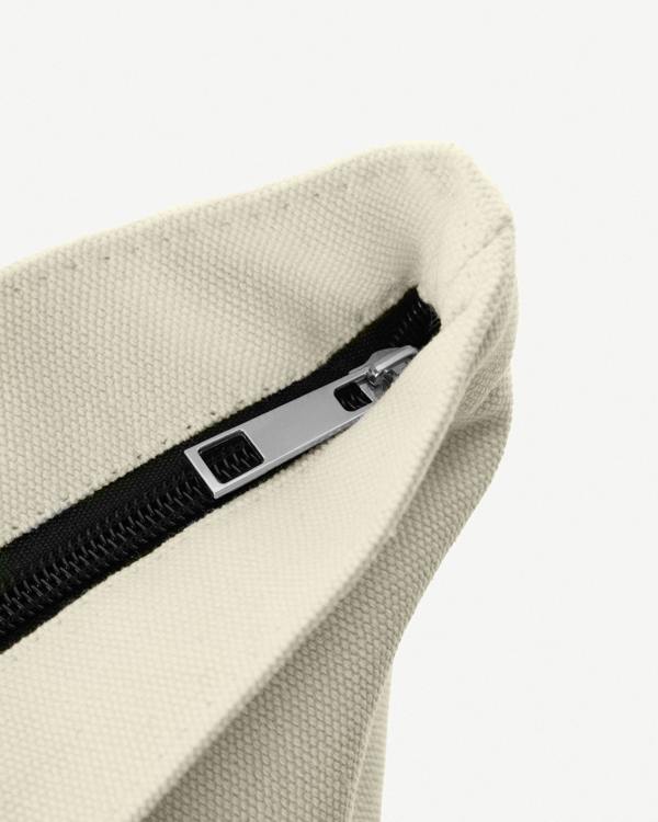 Elk & Bloom Large Chunky Everyday Neutral White Tote Bag