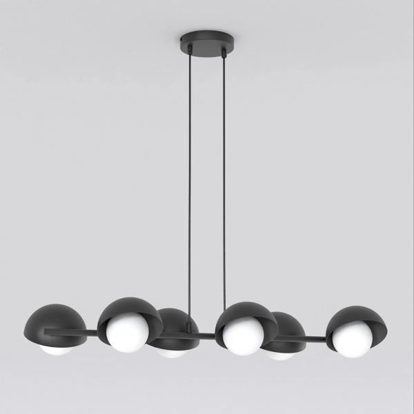 Emibig BOOM Pendant lamp 6 x G9 Black with White Shade