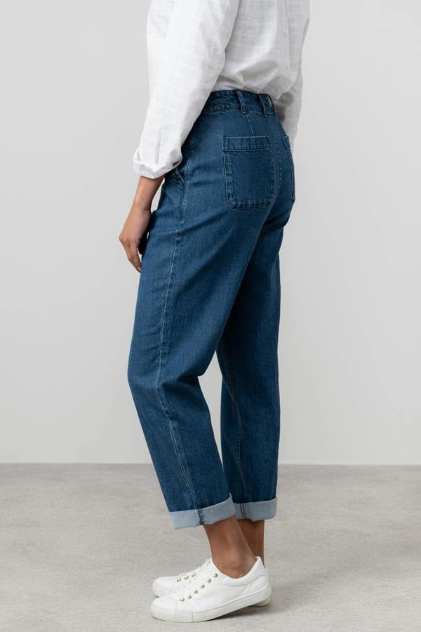 Lily & Me Daybreak Tapered Leg Jeans Blue