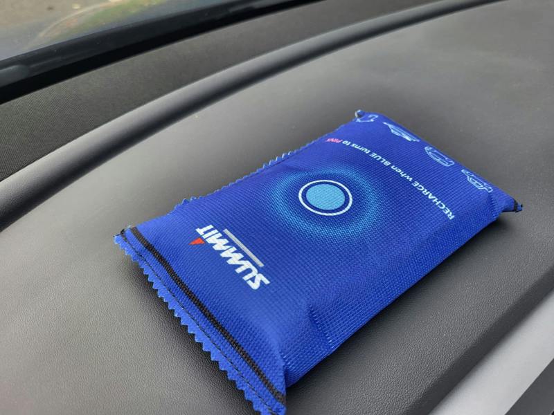 Reusable Car Dehumidifier Clear Windscreen Damp Moisture Absorbing Bag, Ideal for Car, Caravan, Campervan, Motorhome & Home