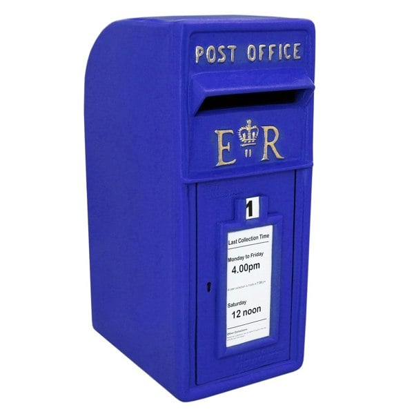 Monstershop Blue Scottish Post Box