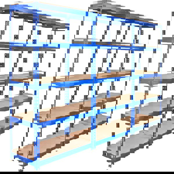 Monster Racking Q-Rax Blue Shelving Units - 90cm x 180cm x 50cm