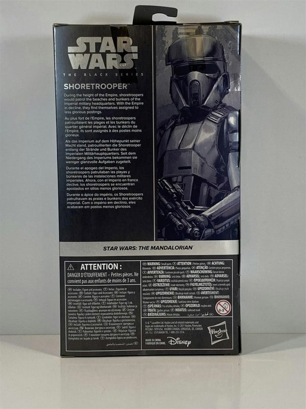 shore trooper the mandalorian carbonized 6 inch figure hasbro f2878
