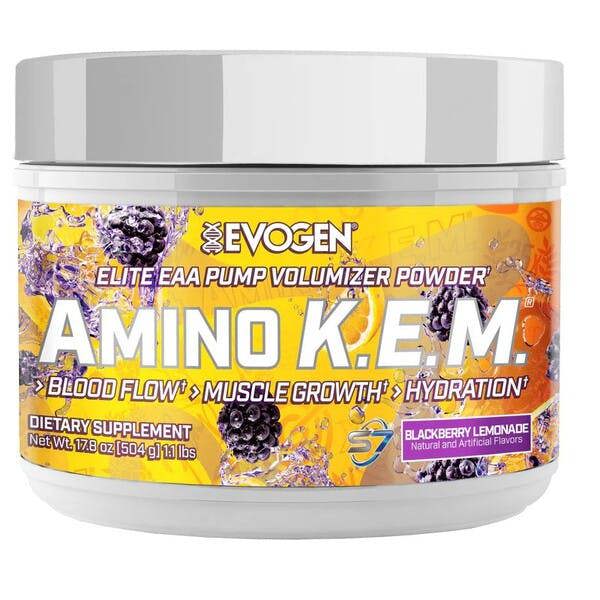 Evogen Amino K.E.M. EAA, Blackberry Lemonade - 504g