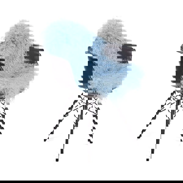 Curly Sheepskin | Tibetan | 85x50 cm Summer Sky