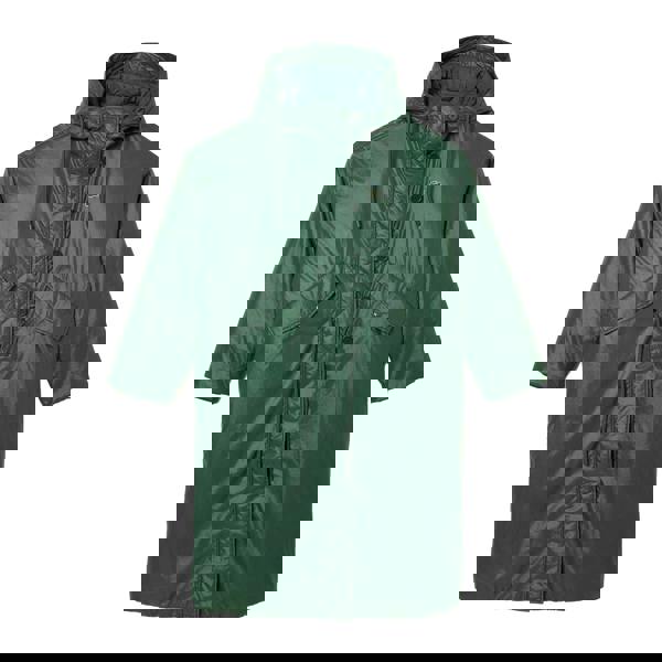 Lacoste Womens/Ladies Water Repellent Full Zip Jacket - Green - 