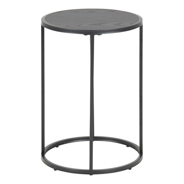 Wyld Haus El Paso Black Metal Small Round Side Table