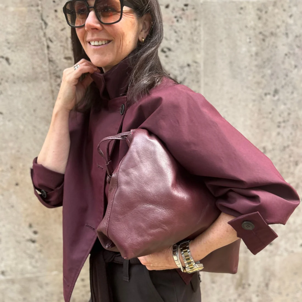 Scott-Samuel Oversized Drawstring Slouch Tote