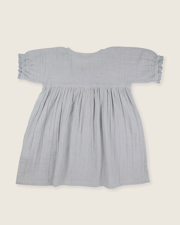 Sky Blue Scallop Edge Dress - image 4