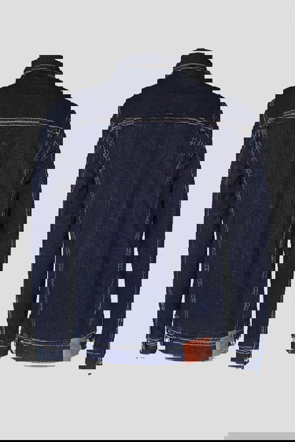 ENORSIA Long Sleeve Raw Denim Jacket