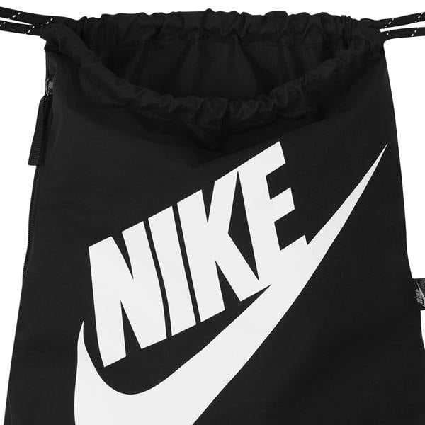 Nike Heritage Drawstring Bag - Black - 