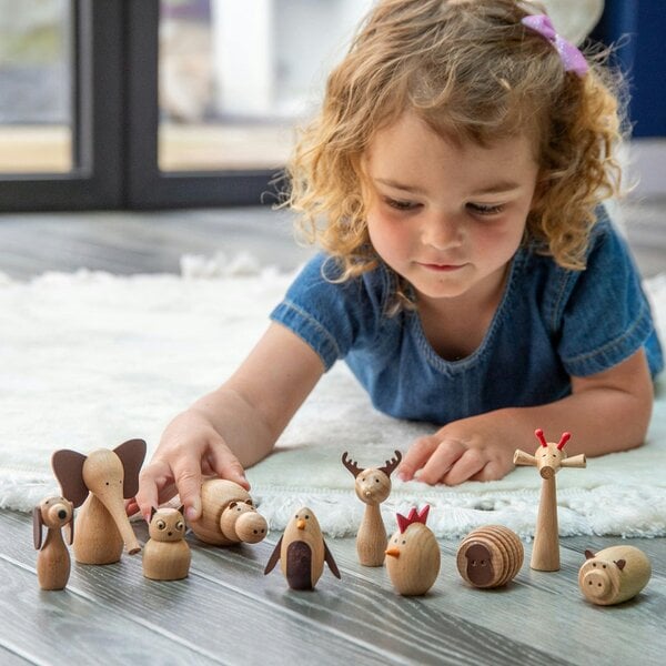tickit Wooden Animal Friends & Rainbow Starter Pack
