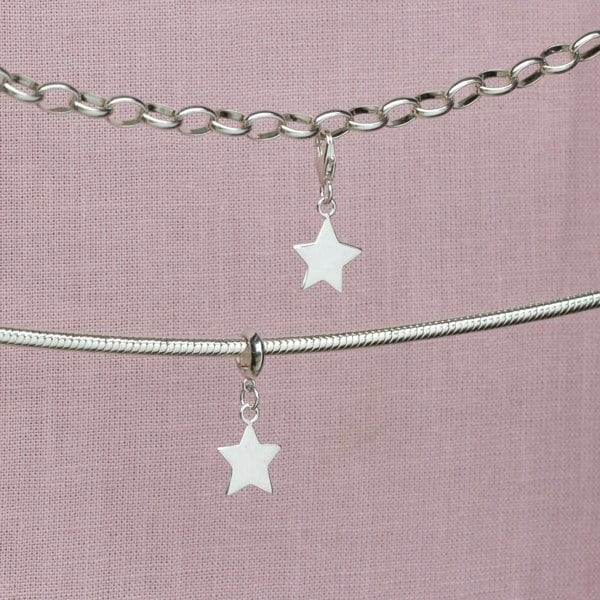 Mylee London Star Pendant Charm - Sterling Silver