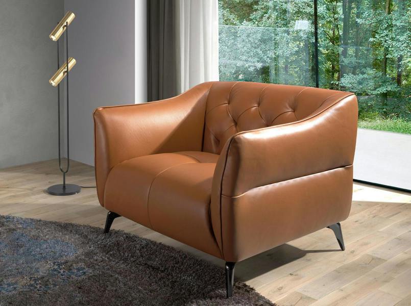 Angel Cerdá Chester Armchair Brown Leather Earth Clay 5098