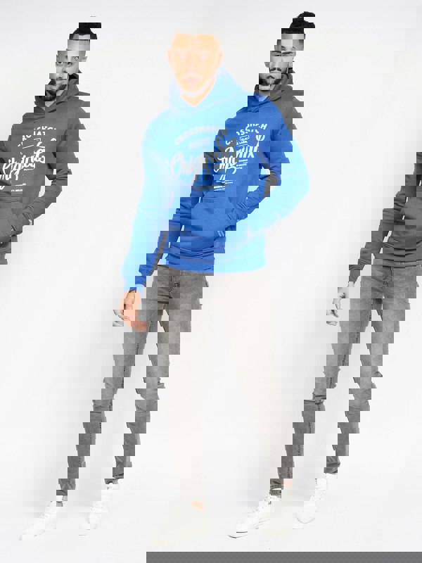 Crosshatch Bartamax Hoodie Blue