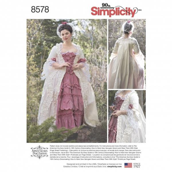 Simplicity Sewing Pattern 8578, Costumes, Vintage Style for Women, D5 (4-6-8-10-12) - Advanced