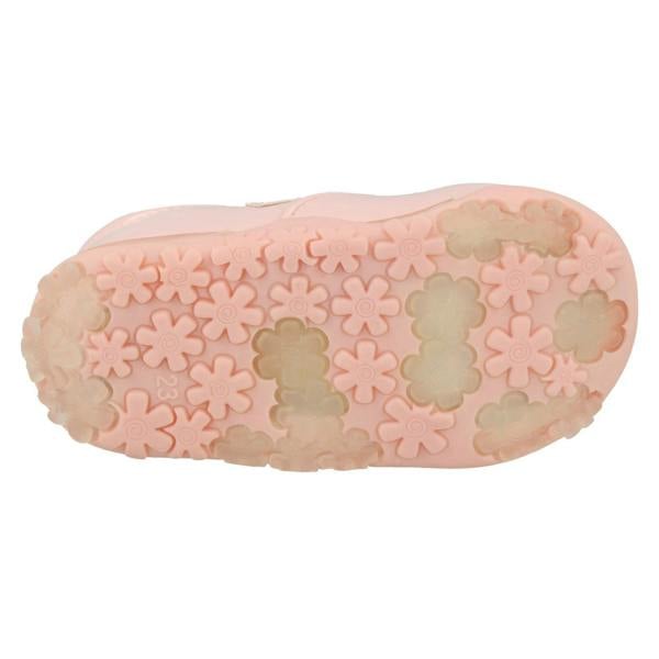 Cutie Girls Cutie T-Bar Flats With Floral Embroidery Detail