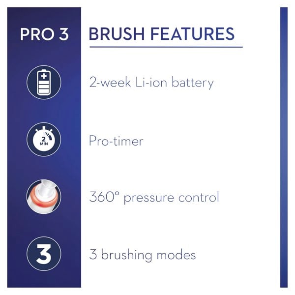 Oral-B Pro Series 3 Electric Toothbrush - Pink