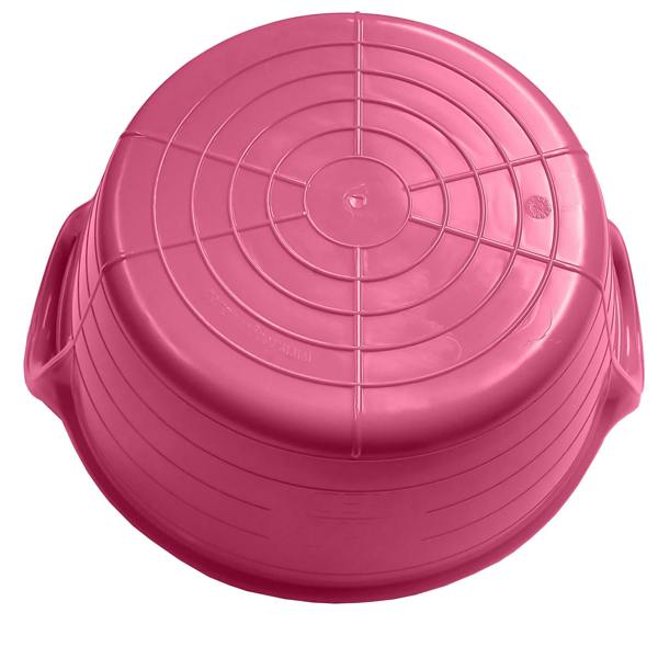 Ketoplastics Skip Feed Bucket Feeder Trough with Integrated Handles Small Skip S1-11L - Pink