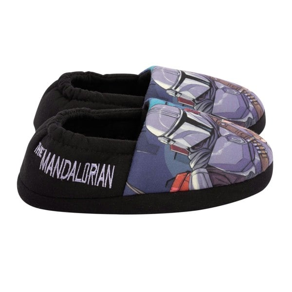 Star Wars: The Mandalorian Boys Slippers - Black/Blue