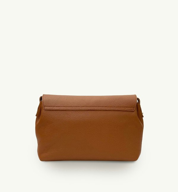 The Maddie Maxi Leather Bag - Tan