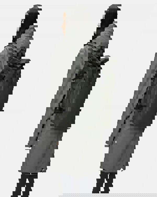 Rains Rolltop Rucksack Large - 03 Green - CHO - Designer Unisex Bags