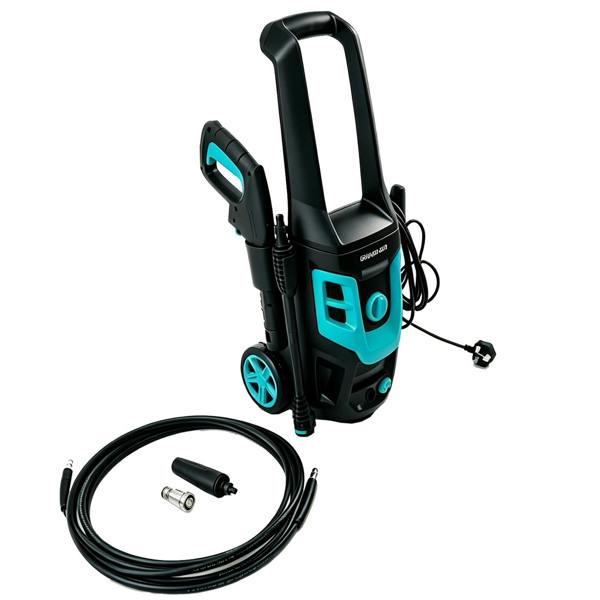 Gr8 Garden 1600W Pressure Washer 130 Bar Portable Jet Wash Patio Car Cleaner Complete Kit