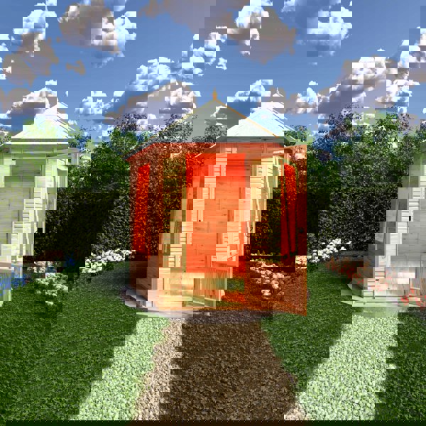 Shire Welton Hexagonal Gazebo Summerhouse 8x7  12mm Cladding