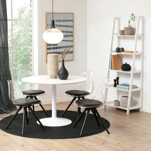 Furniture To Go Wally Bookcase with 5 shelves in White