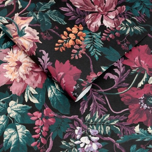 Love Frankie Midnight Garden Wallpaper - Nightshade