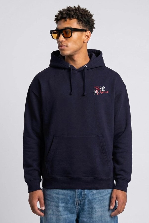 London Attitude Relaxed Fit Tokyo Japan Graphic Hoodie
