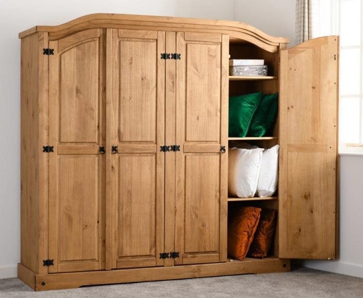 Seconique Corona 4 Door Wardrobe