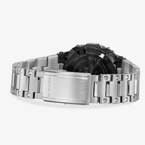Casio Mens G-Shock Full Metal Origin 5000 Series Silver Digital Solar Bracelet Watch GMW-BZ5000D-1ER