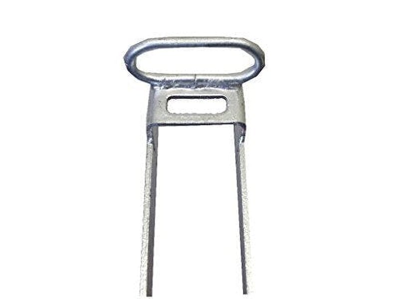 EDH Door Hardware 18″ Galvanised Loop & Handle Throw Over Gate Latch – Heavy Duty for 3″ Gates – 450mm