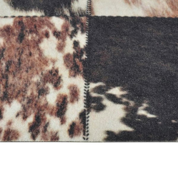 Berkfield Kitchen Rug Washable Animal Skin 60x180 cm Velvet
