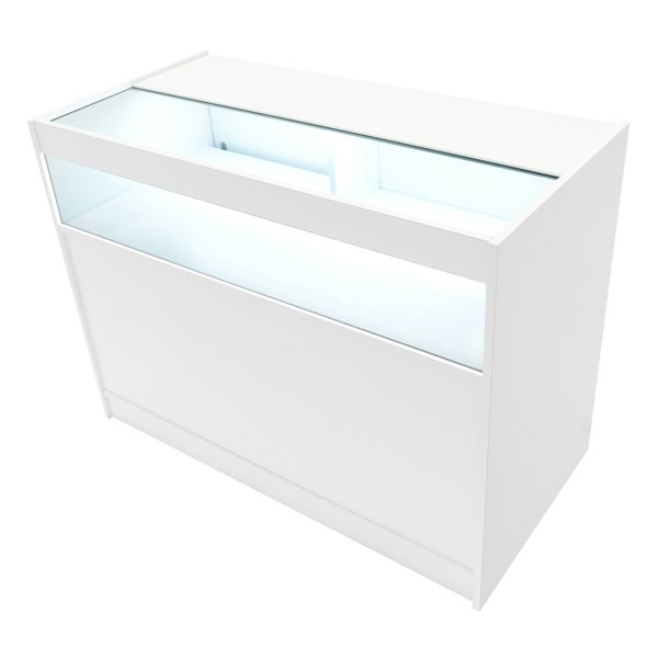 Monstershop Polaris LED Shop Counter Set K1200, B1200, TB60 & CM60 - White