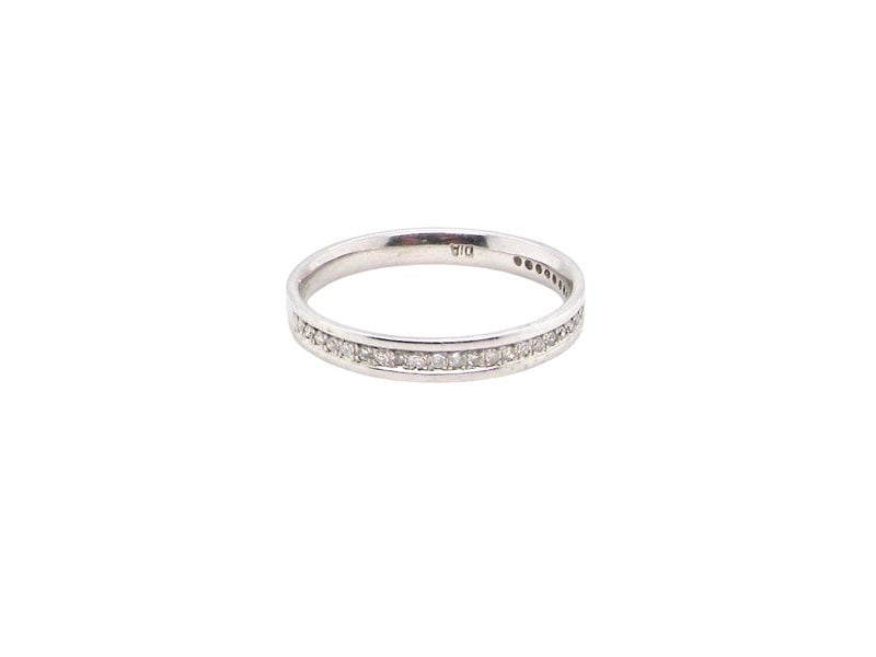 white gold diamond eternity ring