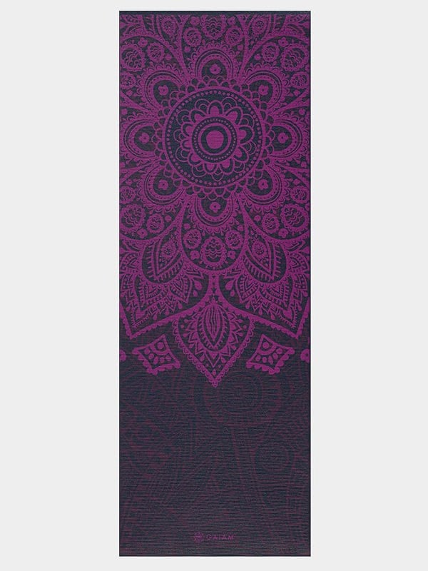 Gaiam Plum Sundial Yoga Mat 6mm