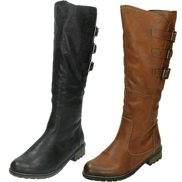 Remonte Ladies Remonte High Leg Biker Style Boot R3370