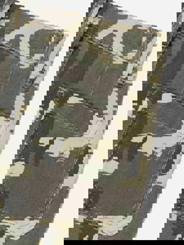 DL1961 Girls Jenny Camouflage Skirt in Green