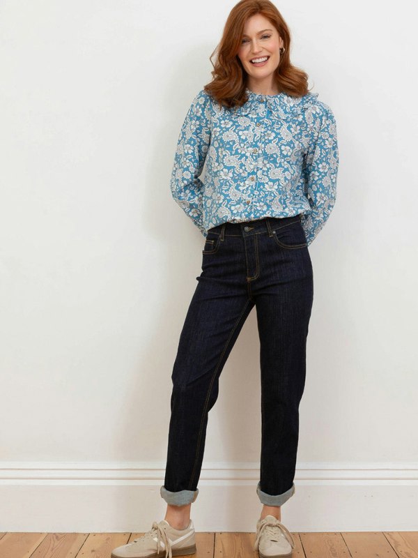 Kite Organic Duntish Dolly Collar Poplin Blouse